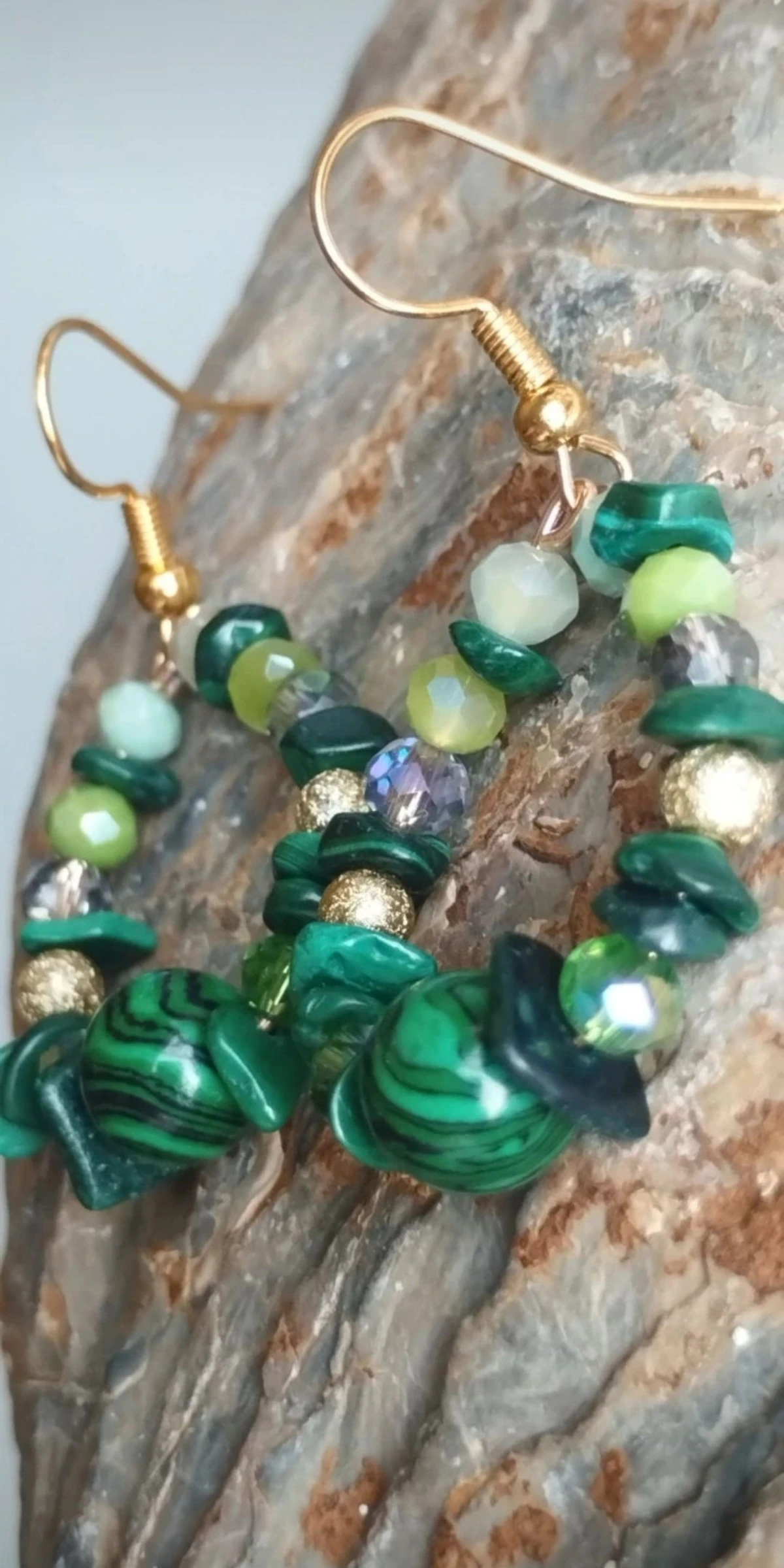 1 x 10€🌟  2 x 16€🌟 ❤️‍🔥🎁🧸🫴🏼Magnifiques Boucles d'Oreilles Artisanales en Minéraux Naturels🫴🏼🧸🎁❤️‍​ – photo 9